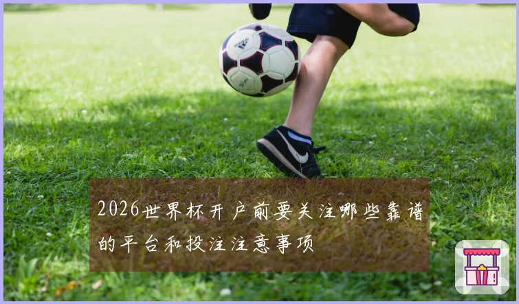 2026世界杯开户前要关注哪些靠谱的平台和投注注意事项