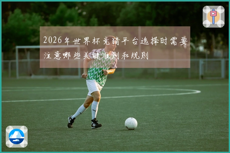 2026年世界杯竞猜平台选择时需要注意哪些关键准则和规则