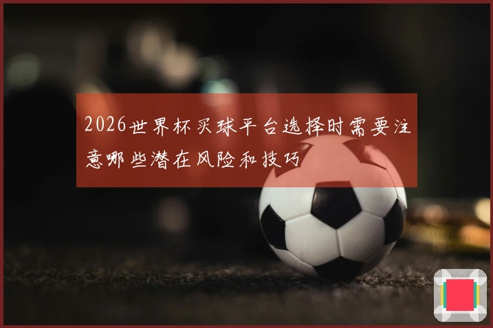2026世界杯买球平台选择时需要注意哪些潜在风险和技巧
