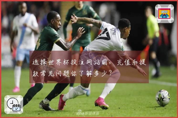选择世界杯投注网站前，充值和提款常见问题你了解多少？